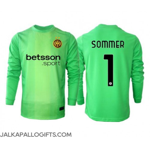 Inter Milan Yann Sommer #1 Maalivahti Kolmaspaita 2025-26 Pitkähihainen Inter Milan Yann Sommer #1 Maalivahti Kolmaspaita 2025-26 Pitkähihainen